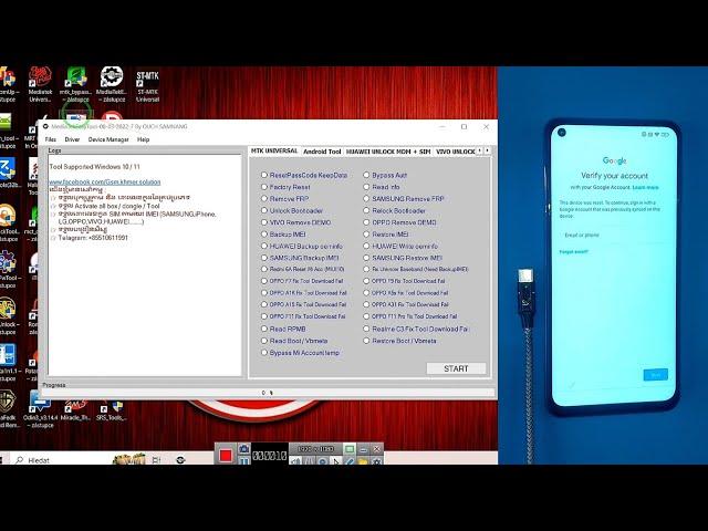 MediaTek Easy Tool FRP bypass MTK model Android 8-9-10-11-12 [[ TESTED Xiaomi Redmi Note 9 ]]
