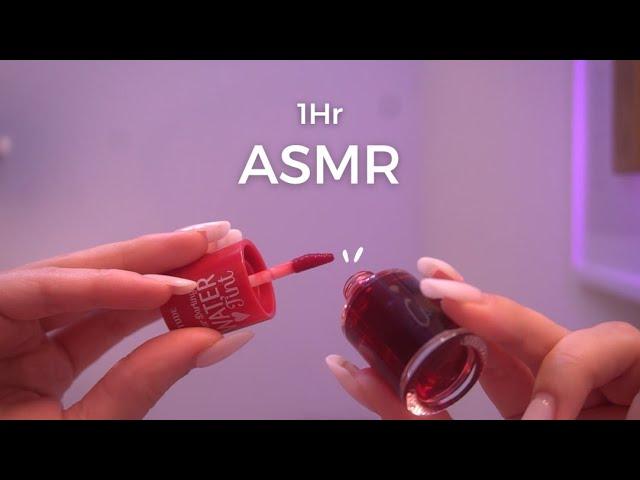 ASMR  1Hr of Whispered Skincare, Makeup, Hair Treatments For Sleep