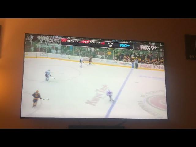 U of M Golden Gophers vs. SCSU Huskies OT missed call (10/16/2021) (Low Quality)