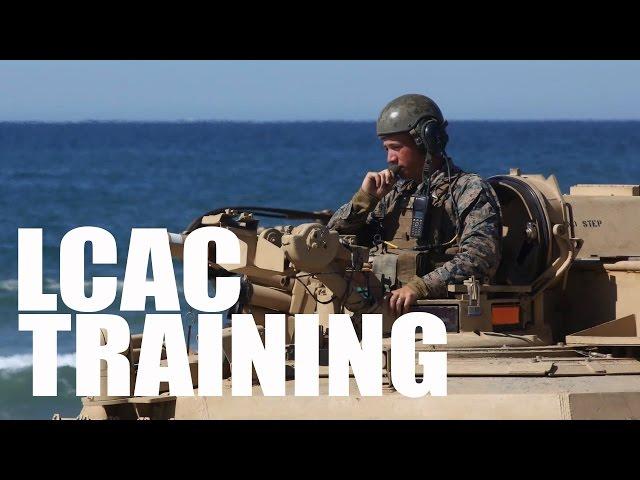 Combat Engineers Train with Landing Craft Air Cushion