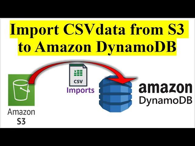 ETL | AWS S3 | DynamoDB | How to import CSV file data from Amazon S3 Bucket to Amazon DynamoDB table