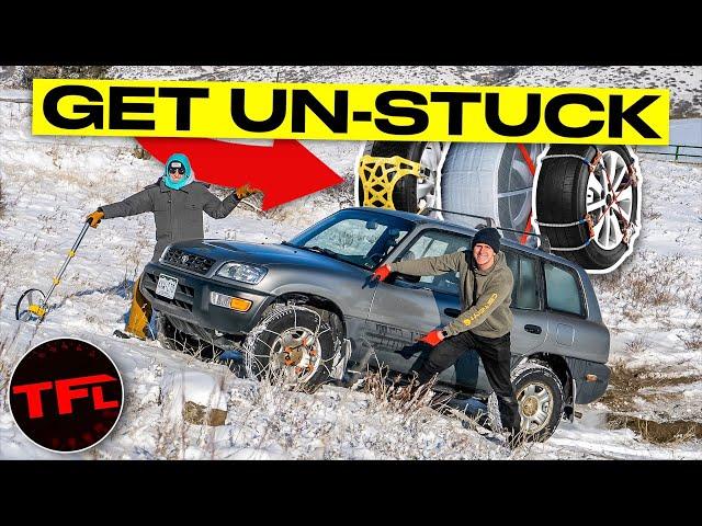 Snow Chains vs Cleats vs Snow Socks | What's The Best New Device To Get Traction In The Snow?