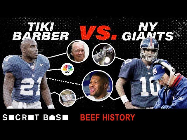 Tiki Barber beefed so much with the Giants that everyone forgot how great he was