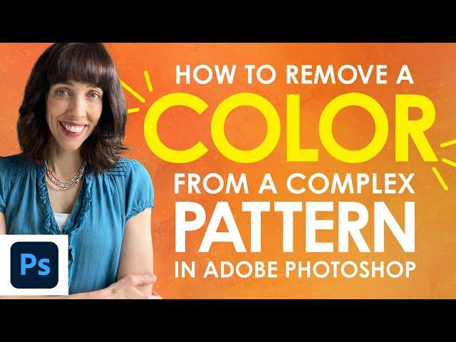 How to Remove a Color from a Pattern in Photoshop [Adobe]