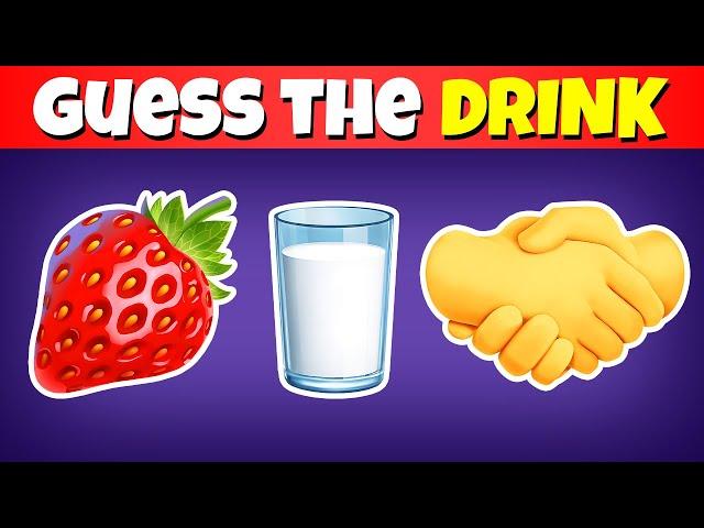  Guess the Word by Emoji - FOOD & DRINK Edition | Emoji Quiz 2024