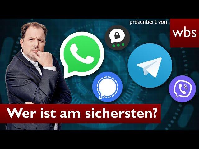 WhatsApp, Signal & Co: Der sicherste Messenger ist... | Anwalt Christian Solmecke