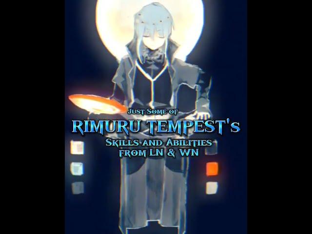  Top Strongest Skills & Abilities of Rimuru Tempest | by:- AniShortz | #rimuru #tensura #edits #amv