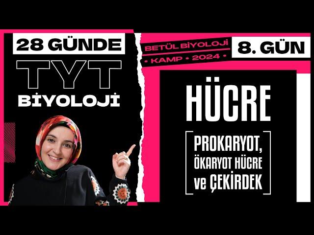 8) Hücre | 9. Sınıf Biyoloji | 2024 TYT Biyoloji Kampı 8. Gün