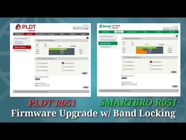 PLDT R051 & SMARTBRO R051 Firmware Update with Band Locking Tutorial via TFTPD Flashing / Unbricking