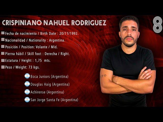 Nahuel Rodriguez #8 // Volanate - Midfielder // 2021