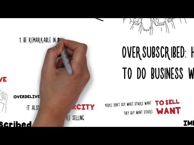 Oversubscribed by Daniel Priestley | Animated Book Review