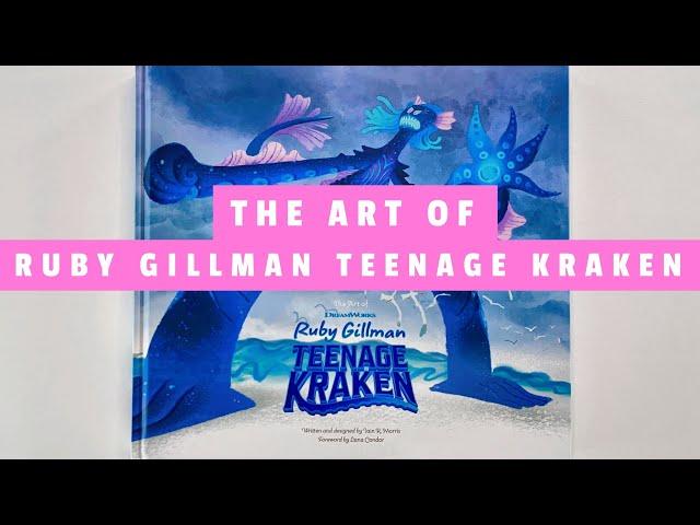 The Art of Ruby Gillman Teenage Kraken (flip through) Dreamworks Artbook