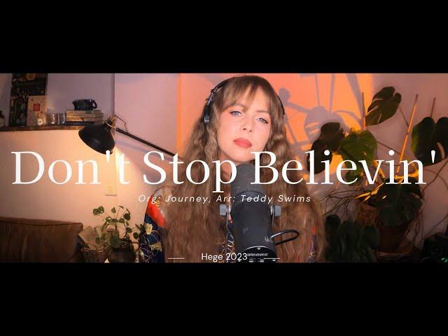 Don't Stop Believin' - Journey COVER by Hege