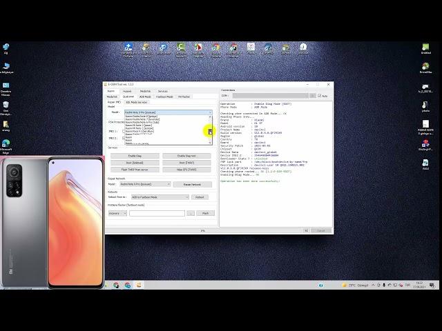 Repair İMEİ Mi 10T 5G Unlocked Bootloader By : EGSM TOOL