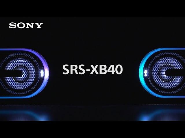 SRS-XB40 wireless speaker from Sony