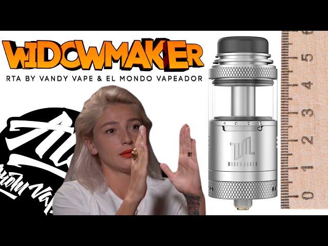 WIDOWMAKER RTA by Vandy Vape & El Mondo Vapeador l Alex VapersMD review 