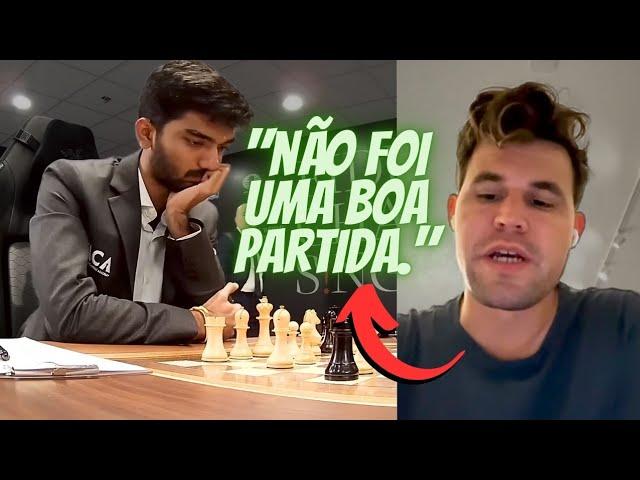 Cornetagem de Magnus Carlsen | Mundial de Xadrez 2024.