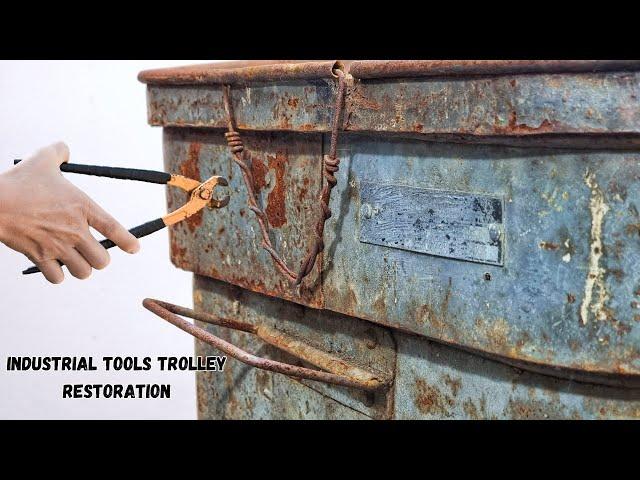 Mechanics Tool Cart Restoration - Forgotten and Swamped by the Cyclone!