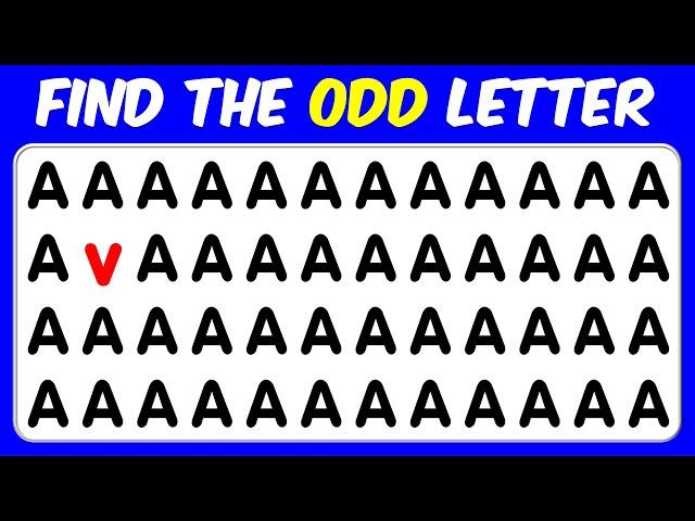 【Easy, Medium, Hard Levels】Can you Find the Odd Emoji out & Letters and numbers in 15 seconds? #93