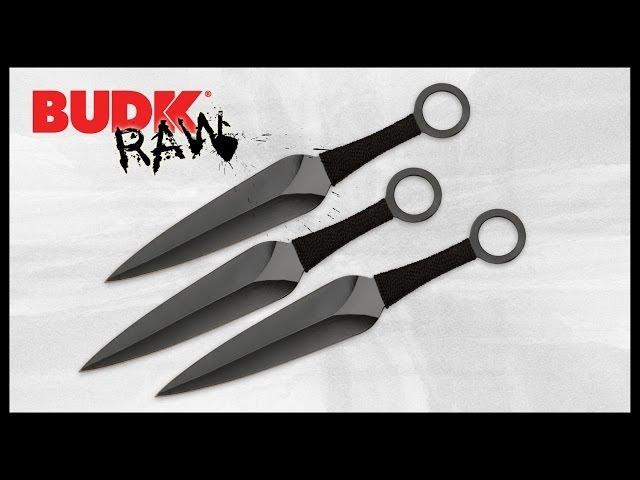 Triple Threat Kunai Throwing Knife Set & Sheath