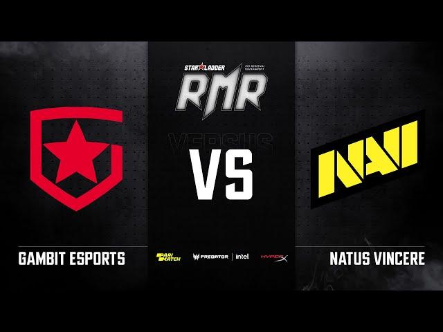 [RU] Gambit vs NAVI | Карта 3: Inferno | StarLadder CIS RMR Main Event Group Stage