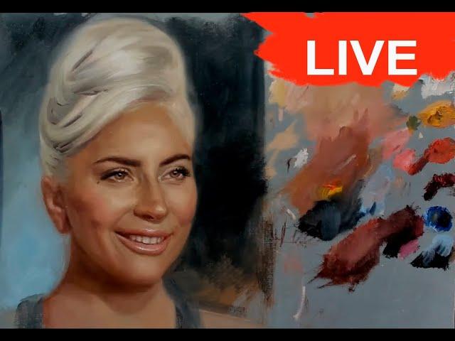 Live Painting session - Lady Gaga