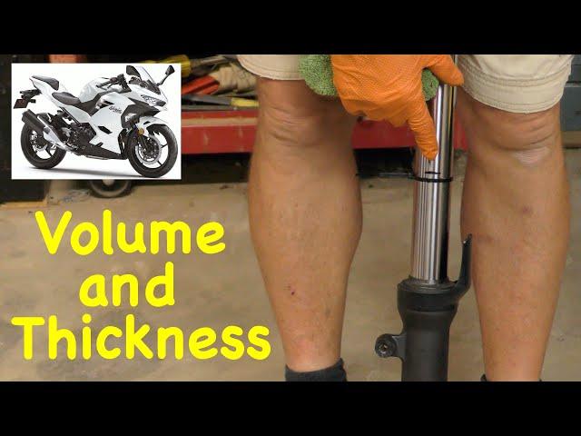 INTRO Fork Oil Upgrade, Thickness & Volume: Ninja 400 Project Ep 6