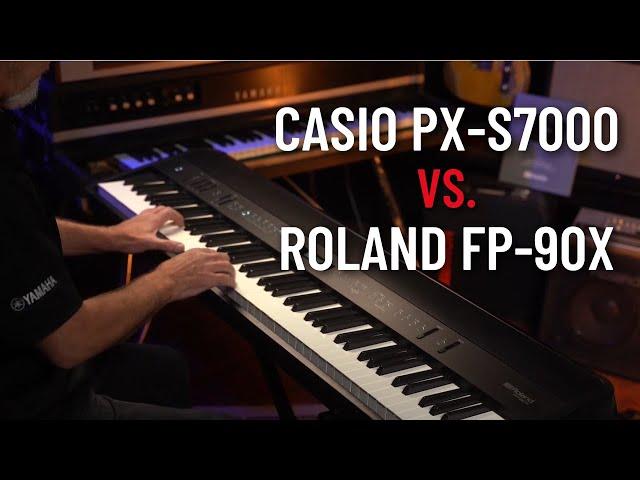 Battle of the Most EXPENSIVE Digital Piano - Casio PX-S7000 vs Roland FP-90X