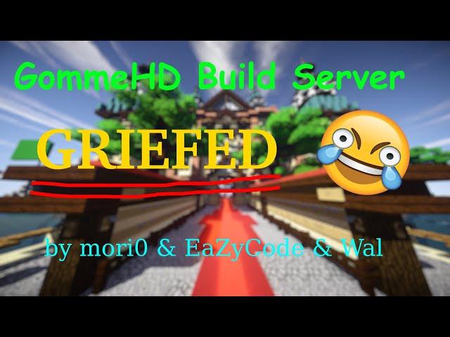 GommeHD.NET BauServer gegrieft | Griefing & Trolling | EaZy Client