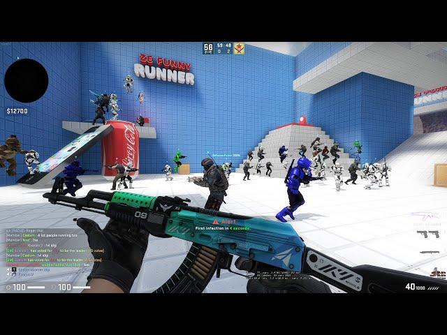 CSGO ZOMBIE ESCAPE ze_funny_runner_v3_1 On GFL