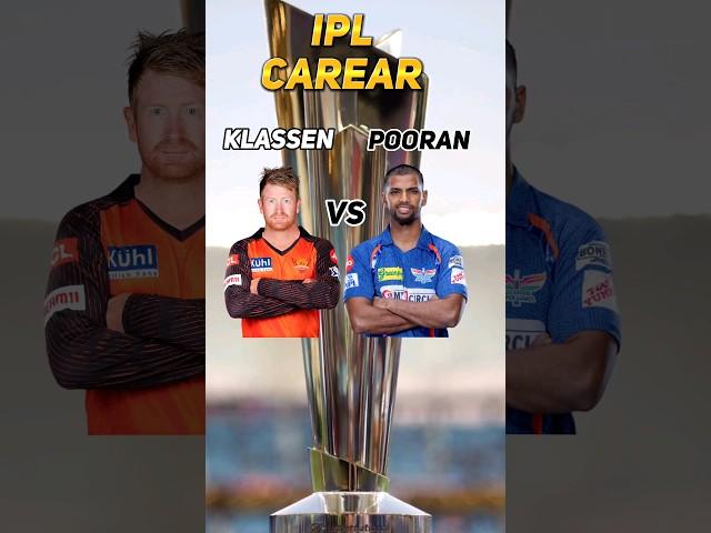 Heinrich klaasen vs nicholas pooran ipl comparison #ipl #heinrichklaasen #nicholaspooran