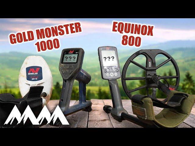 METAL DETECTOR SHOWDOWN! Gold Monster 1000 vs Equinox 800