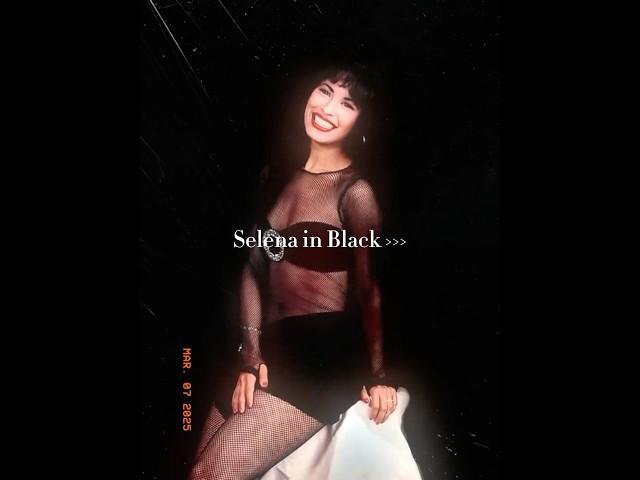 selena in black  #selenaquintanillaperez #shorts