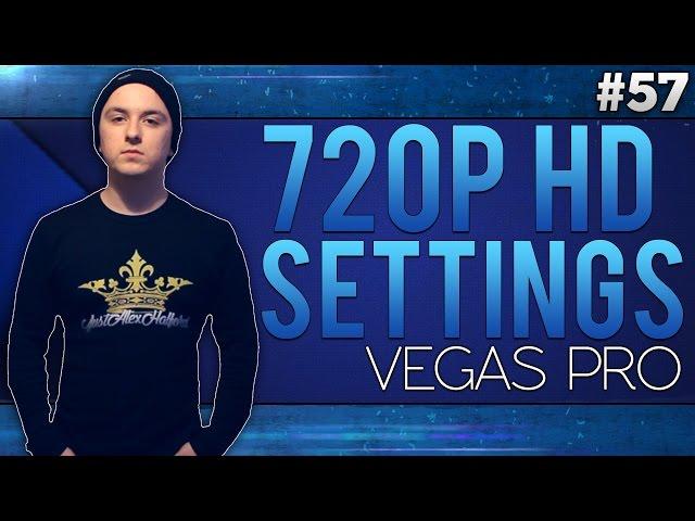 Sony Vegas Pro 13: Best Render Settings for YouTube 720p - Tutorial #57