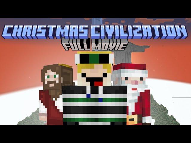 Minecraft but I survive in CHRISTMAS CIVILIZATION [FULL MOVIE]