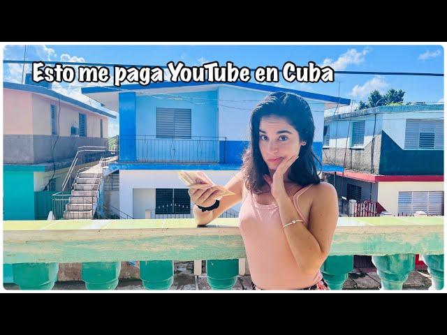 Esto cobro siendo Youtuber en Cuba. Por esta razón no me he ido aún del país…@AnitaMateu