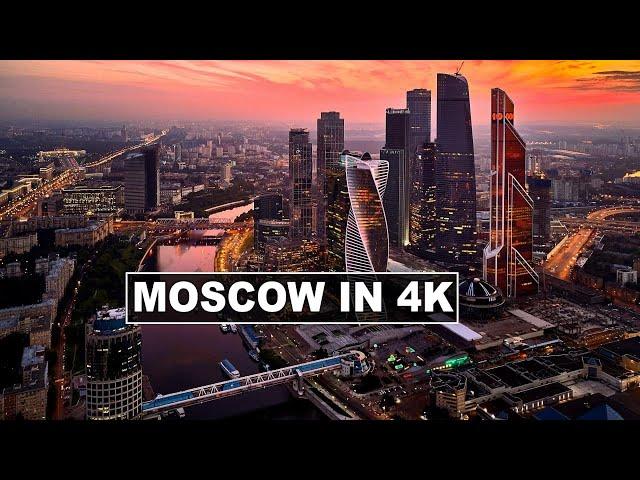 Moscow Russia Aerial Drone 4K Timelab Pro.......