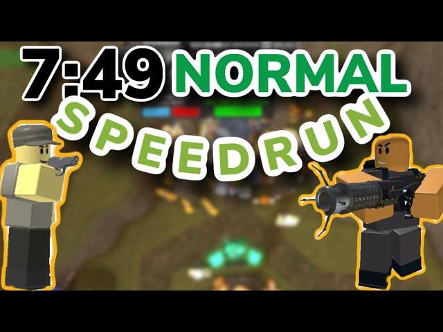 Trio Normal Mode Speedrun WR  (7:49) | Tower Defense Simulator