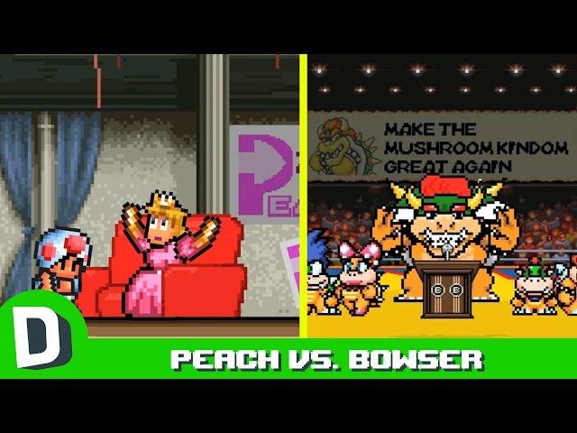 Super Mario Election: Bowser vs. Peach
