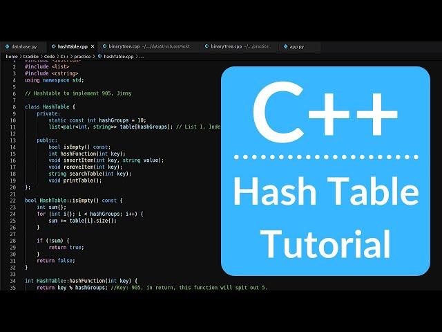 C++ Hash Table Implementation