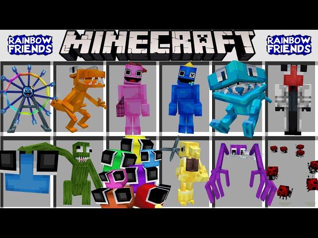 МОД НА РАДУЖНЫЕ ДРУЗЬЯ 2 В МАЙНКРАФТ ! RAINBOW FRIENDS 2 ROBLOX ADDON MINECRAFT BEDROCK MOD