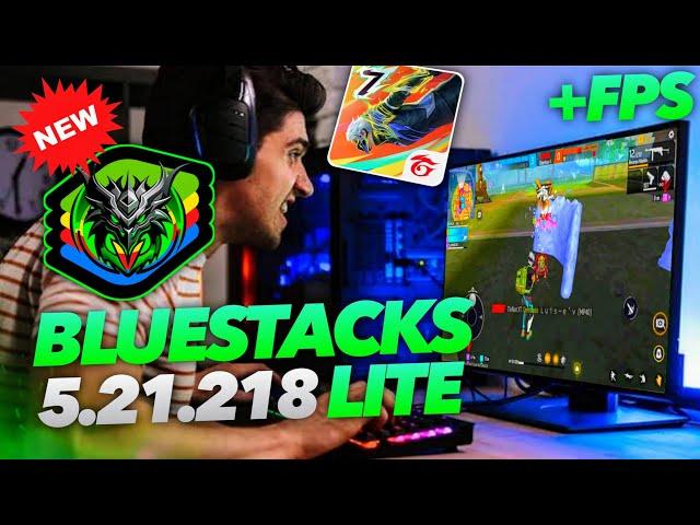 NUEVO BLUESTACKS 5.21.218 LITE! Emulador para PC GAMA BAJA 🟢 Como DESCARGAR Free Fire para PC 2024