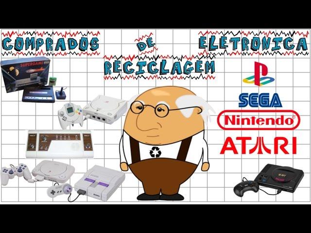 Da Reciclagem pra Coleção de Video Games + uma visita ao tiozinho