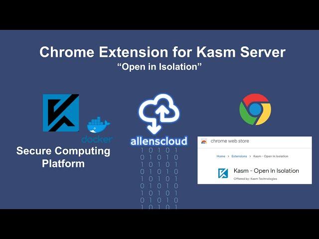 Chrome Extension for Kasm Server