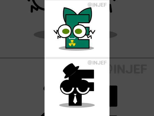 INJEF Sprunki Alphabet Lore EF(Tox VS Black) #sprunki #incredibox #incrediboxsprunki