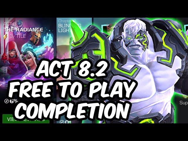 Act 8.2 Free To Play Completion - Bahamet Hulk Boss - Marvel Contest of Champions