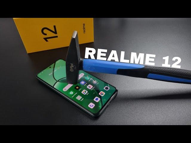 Realme 12 Screen Scratch & Front Glass Durability Test ️