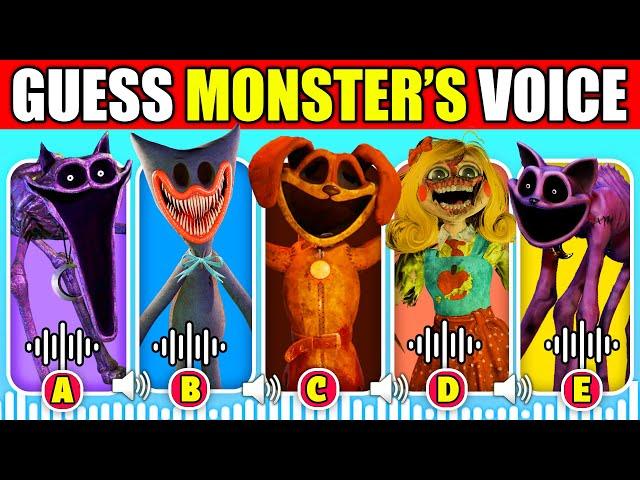 IMPOSSIBLE Guess The POPPY PLAYTIME CHAPTER 3 MONSTERS By their VOICE & EMOJI | The Smiling Critters