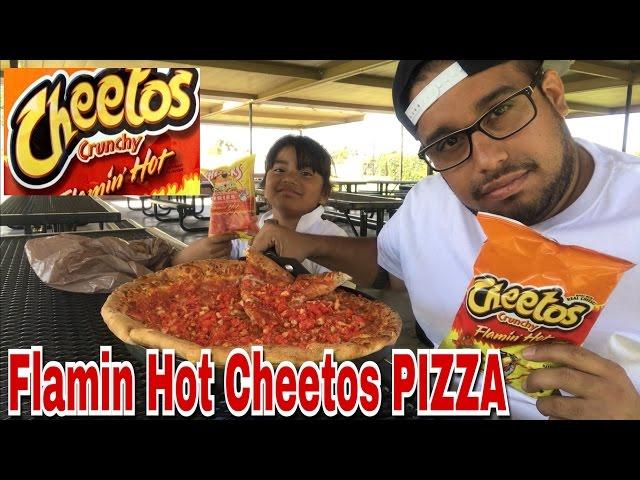 Flamin Hot Cheetos Pizza mukbang/eating show 4 WAY COLLAB !!!! ANNA YEKA TRANG