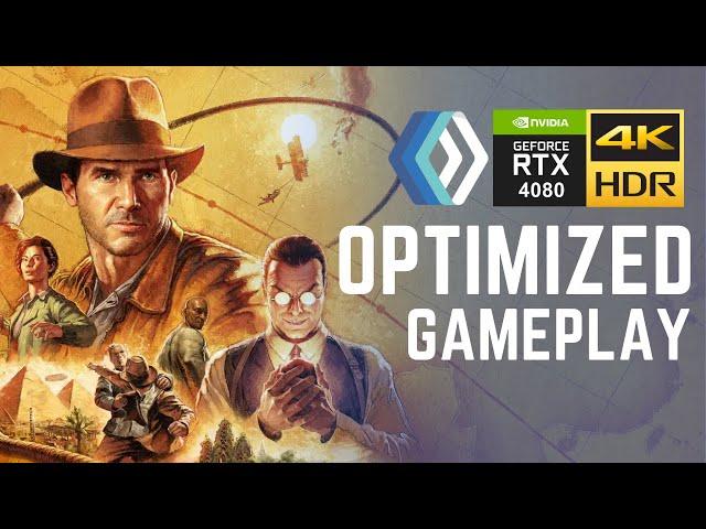 [4K/HDR] Indiana Jones and the Great Circle - 4080 - Max Settings* + Full RT - DLSS Performance + FG